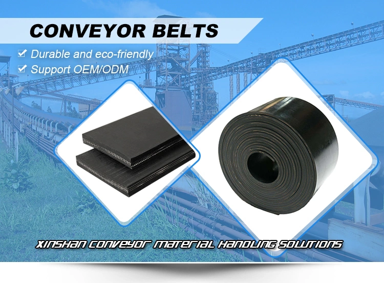 Canvas/Steel Cord/ Ep/Nylon/Chevron Rubber Conveyor Belt for Belt Conveyor 24