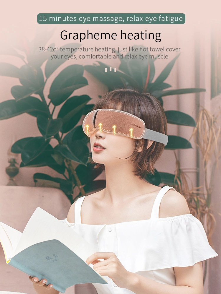Heating Eye Mask, USB Interface Eye Mask to Help Sleep, Steam Hot Compress Massage Instrument