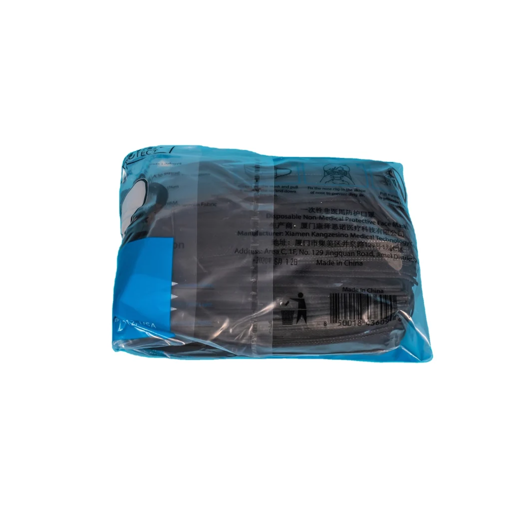 Kzsn Logo Custom Printed Face Mask Color Custom Dust Mask Mouth Mask