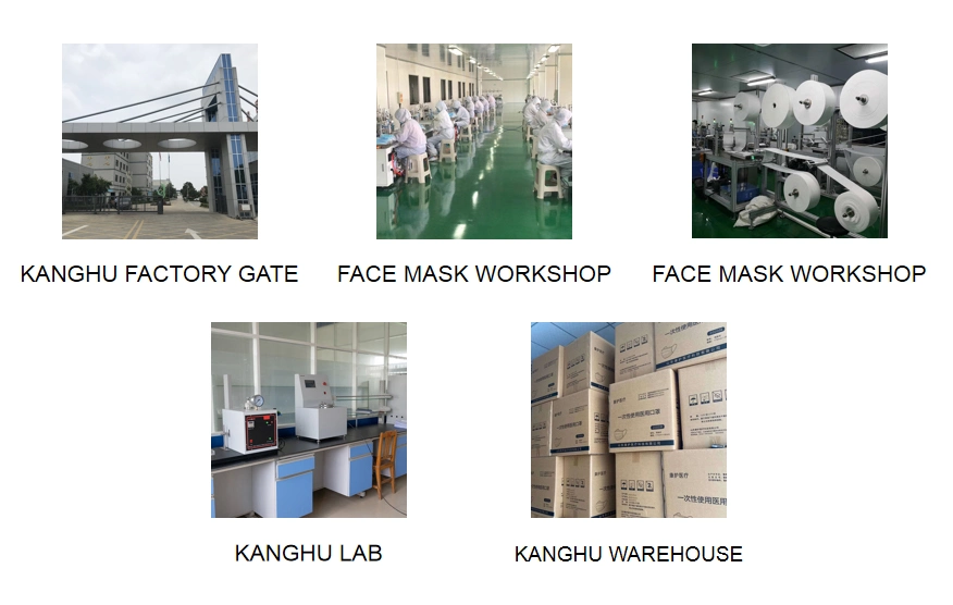 Kanghu Disposable Medical Lace up Mask/Three Layer Mask/Type Iir/Mask/Wholesale Mask