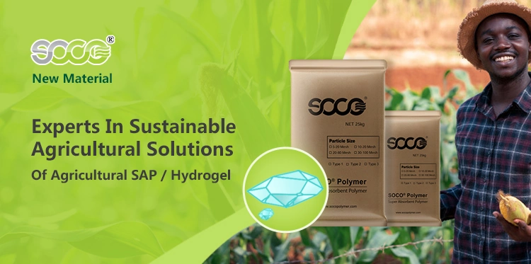 High Quality Absorbent Polymer Agricultural Hydrogel Powder Water Gel Crystal Soil for Plant Wholesale