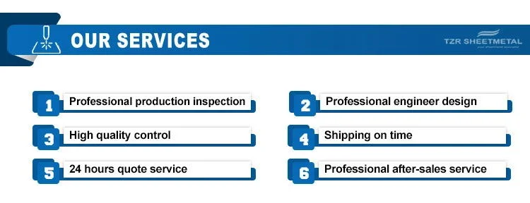 Anodized Aluminum Sheet Metal Fabrication OEM Stamping Metal Parts