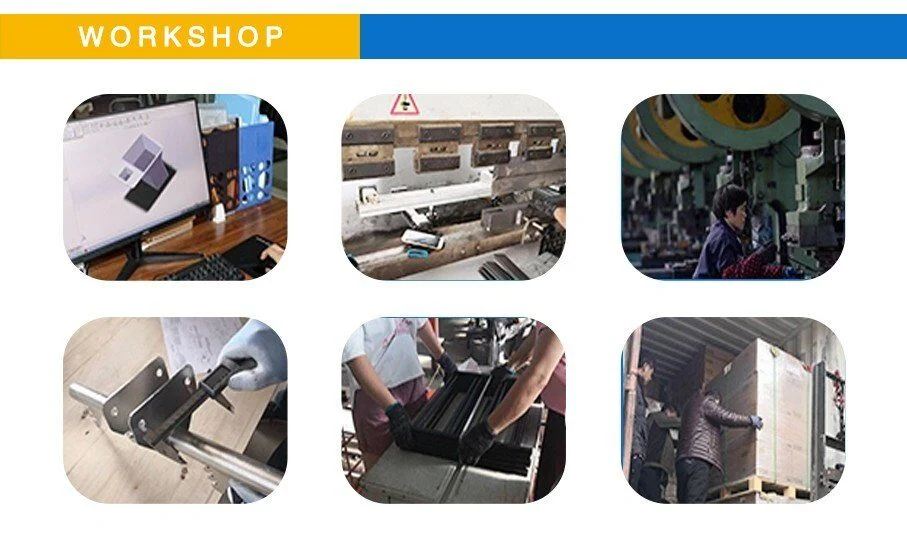 Customized Factory Aluminum Sheet Metal Fabrication Parts/ Sheet Metal with Punching Bending