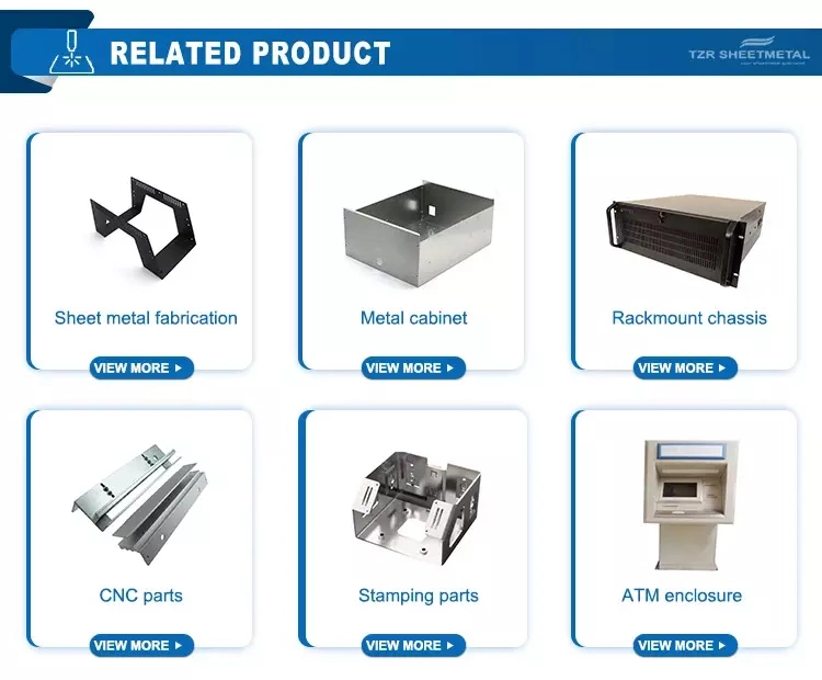 Anodized Aluminum Sheet Metal Fabrication OEM Stamping Metal Parts