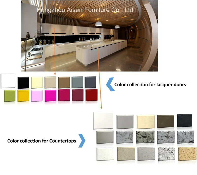 Modern Style Small Kitchen Furniture Lacquer Kitchen Cupboard