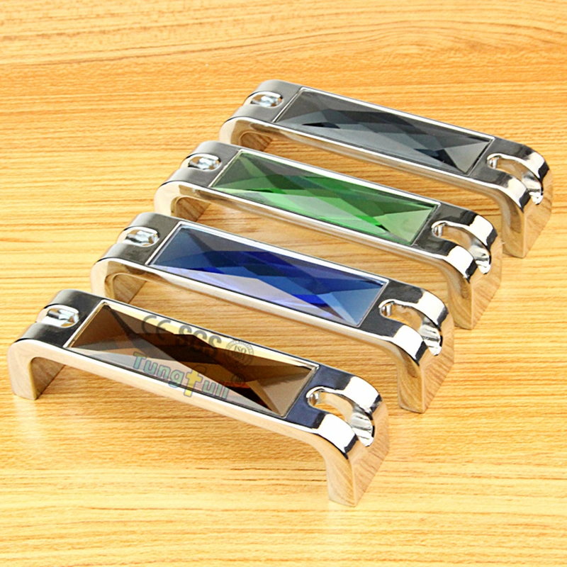Crystal Handles Cabinet Cupboard Drawer Door Handle Wardrobe Dresser Pull Knobs