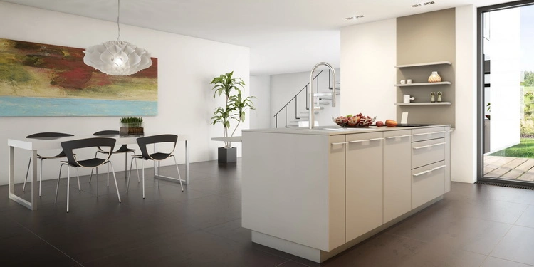 New Glossy Acrylic Designed Wooden Kitchen Cabinet Cupboard Modern Customized Kitchen Furniture