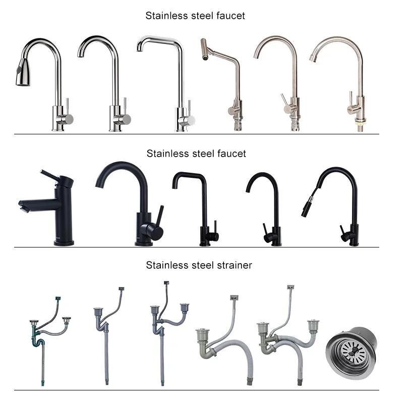 Cheap Custom Kitchen Handmade Sink 201 Stainless Steel Sink Bathroom Sink