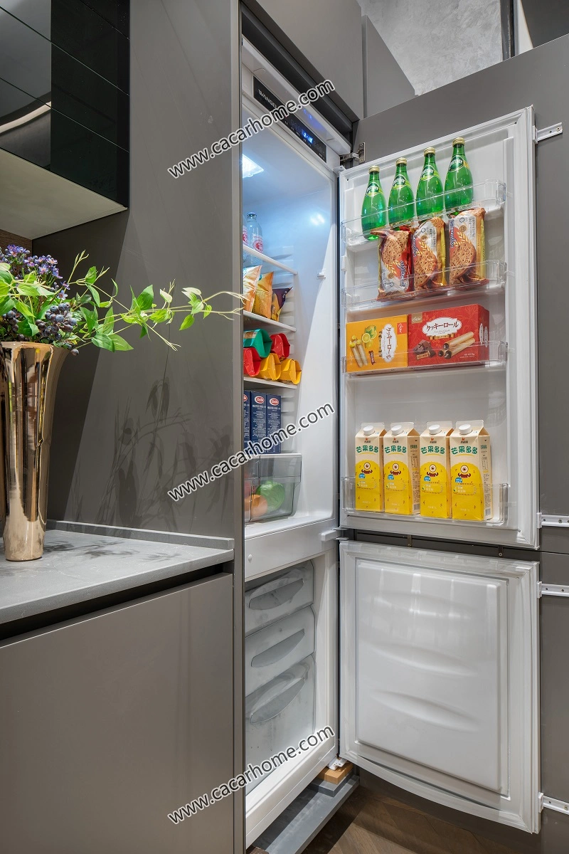 Kitchen Cabinet with High Gloss Lacquer Door Kitchen Cupboard