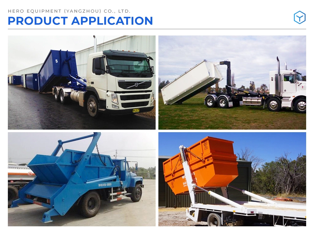 Heavy Duty Red Skip Bins Steel Garbage Bins with Door