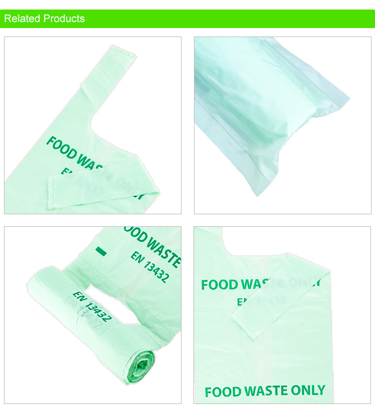 100% Compostable, Fully Biodegradable Kitchen Food Dustbin / Bin Lined Bag