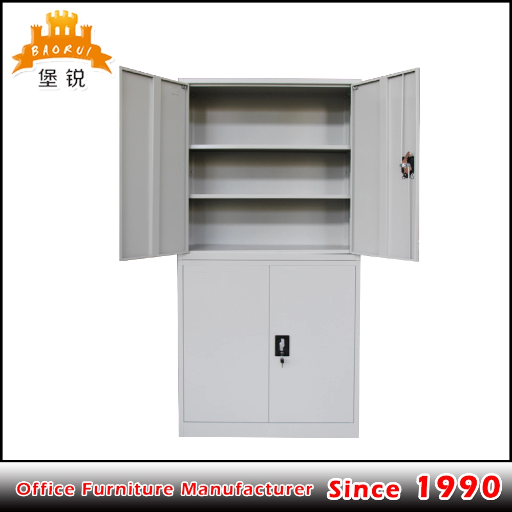 China Office Furniture Narrow Edge 4 Door Steel Filing Cabinet / File Storage Cabinet