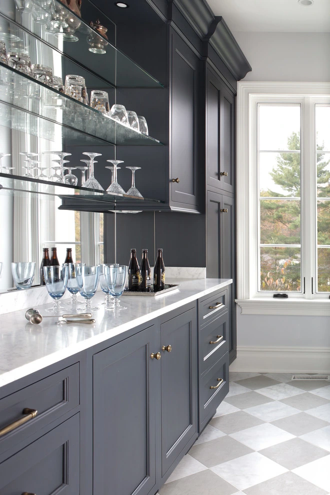 Warm Kitchen Cabinet Waterproof Solid Wood Cabinets Kitchen Cupboard