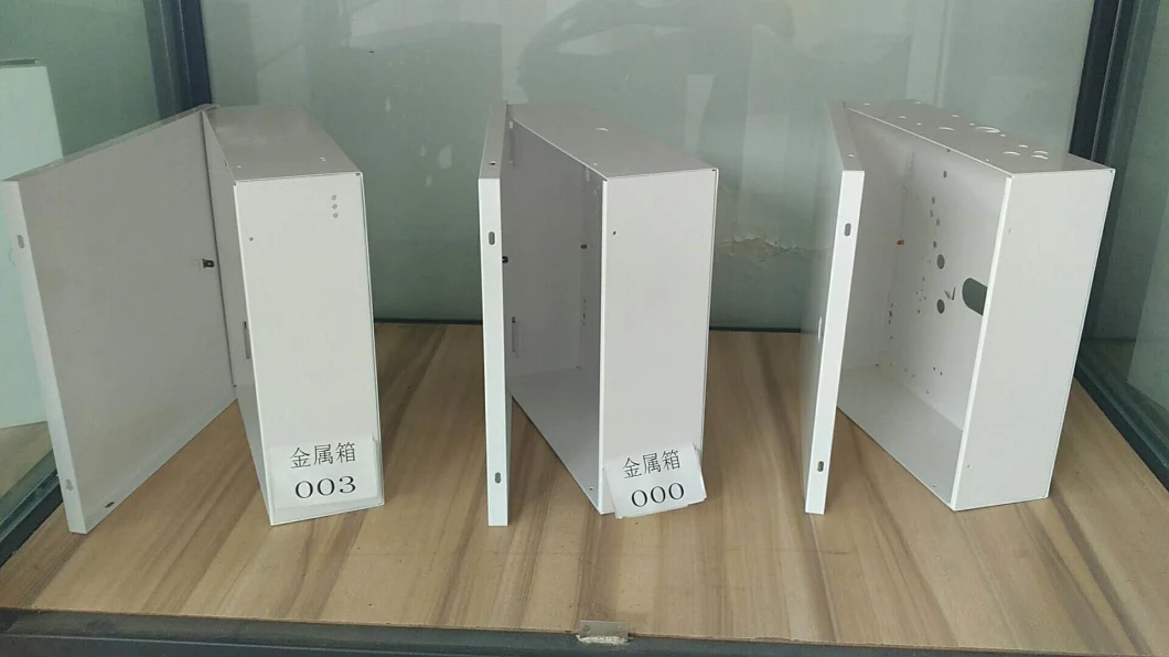 Metal Box Enclosure with Door &Lock System Galvanized Mounting Plate