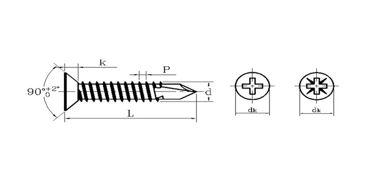 3.5-5.5mm Stainless Steel Screw/Drywall Screw