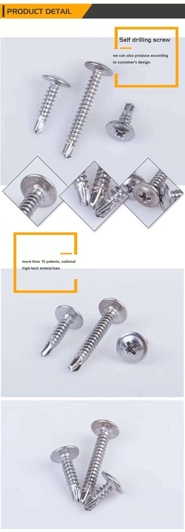 3.5-5.5mm Stainless Steel Screw/Drywall Screw