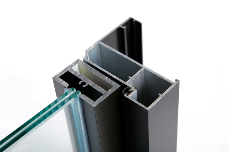 Tempered Glass Frame Front Pivot Door Design