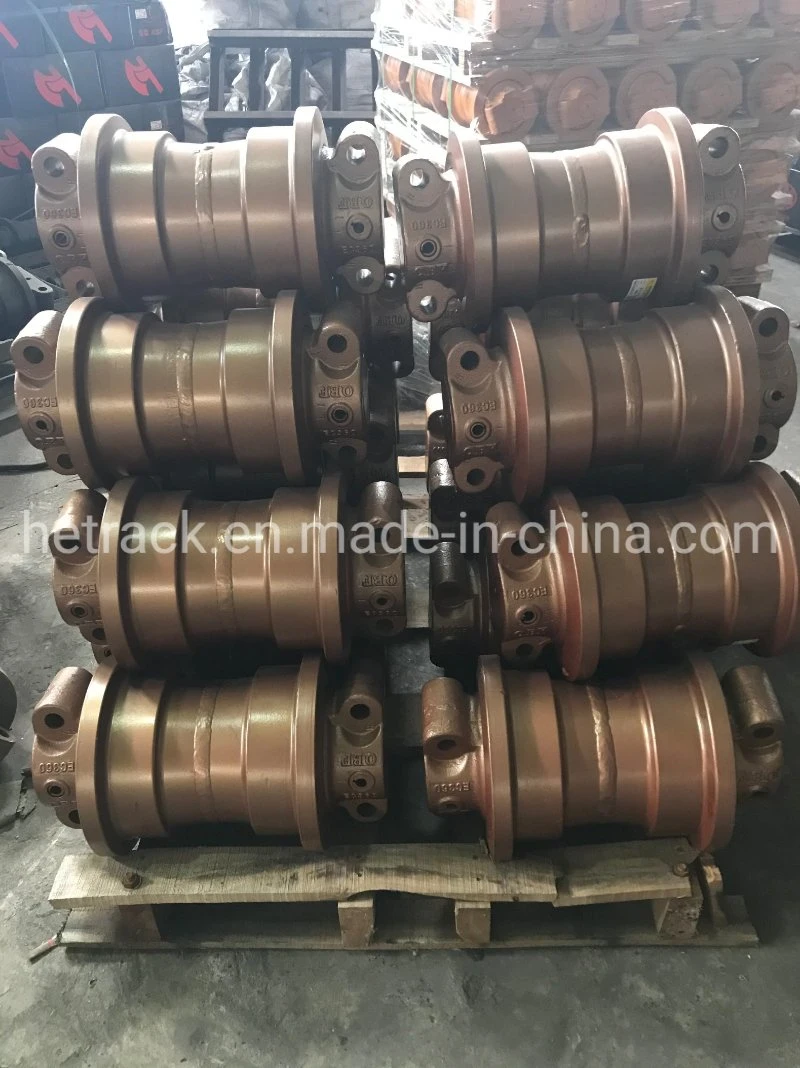 Track Rollers Supplier Excavator Sk55-C, Sk60 Parts Bottom Roller for Kobelco