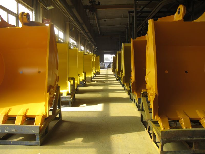 Excavator Parts PC56 Excavator Bucket Customized Bucket 350mm Wide Bucket