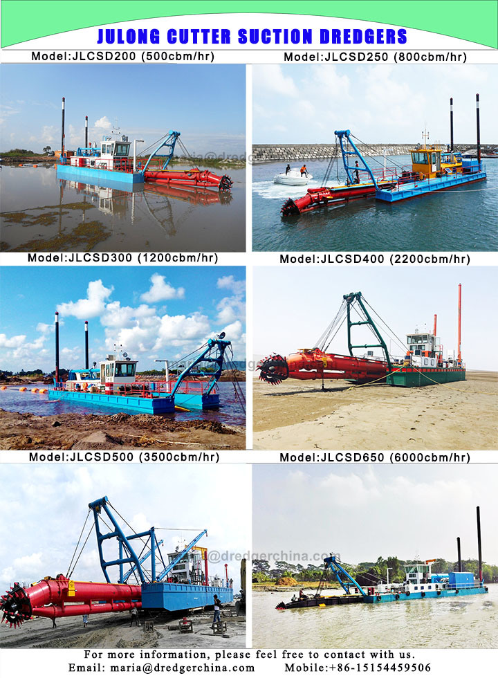Low Cost Sand Dredger Provided with Assembly Commissioning Training