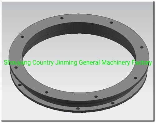 Single Track Ball Race Bearing Turntable / Double Railway Slewing Roller Ring Turn Table for Semi Trailer Truck Spare Parts