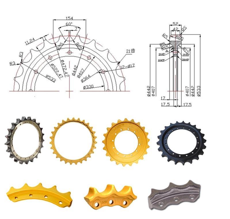 D9n D9g Dozer Segment for D65 D85 Dozer Segment