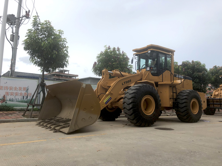 Ltmg 8ton Chinese Tractor with Backhoe and Front Loader