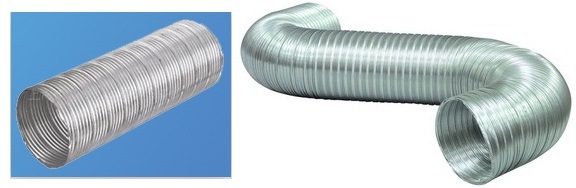 Aluminum Semi-Rigid Flexible Pipe with 9 Teeth, 7 Teeth, 4 Teeth