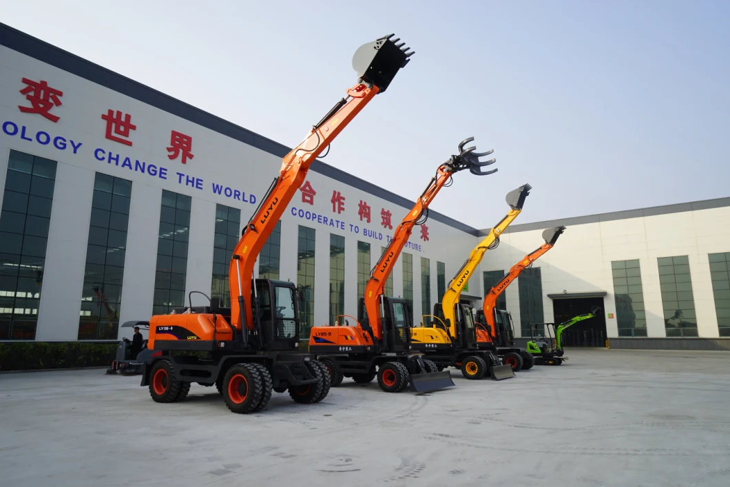 Reliable Quality Ly95 Mini Excavator with Accessories Swing Boom