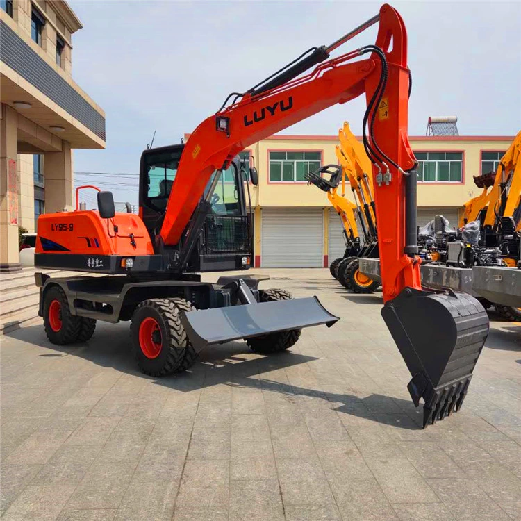 Reliable Quality Ly95 Mini Excavator with Accessories Swing Boom