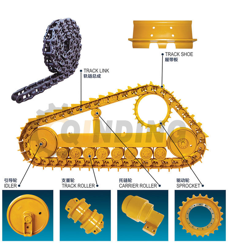 Bulldozer Cat D5h Undercarriage Parts Front Dozer Idler