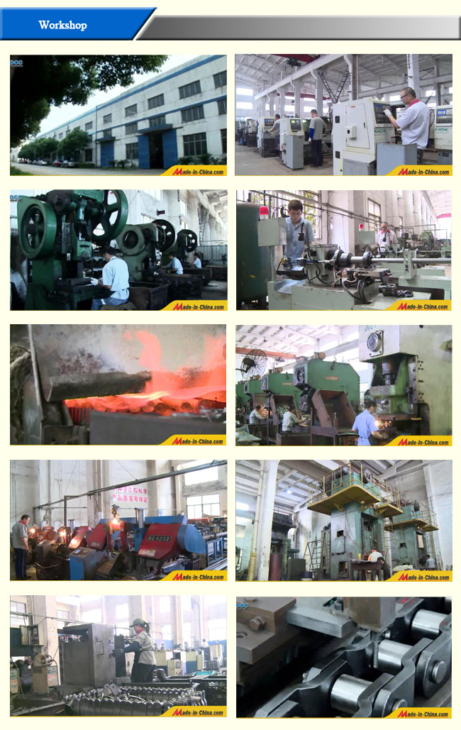 ANSI Flexible Steel Conveyor Roller Chains with Curved Tracks Sprockets