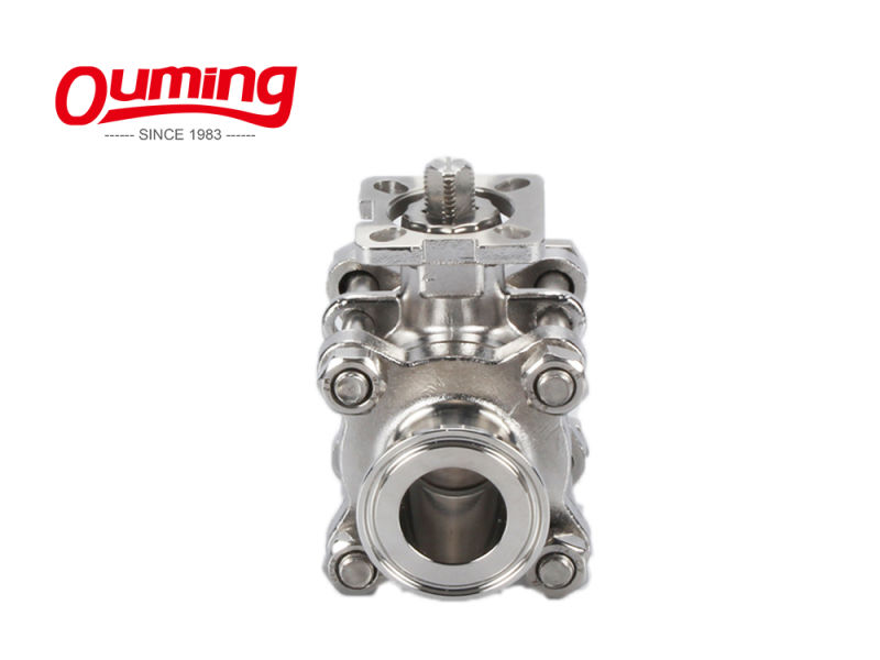 Ouming Stainless Steel Ball Valve with Rack&Pinion Rotary Pneumatic Actuator