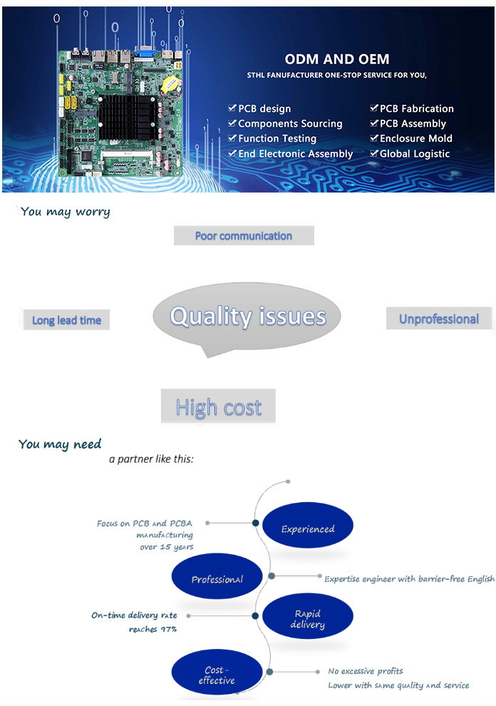 Professional PCBA Assembly LED PCB 94V0 Circuit Board
