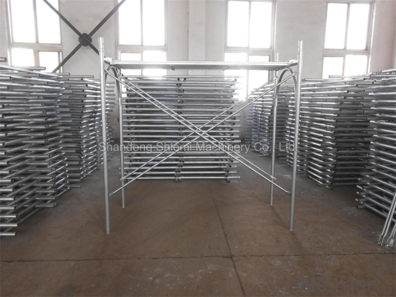 Steel Shoring Frame Scaffold Formwork System of Easy Assemble