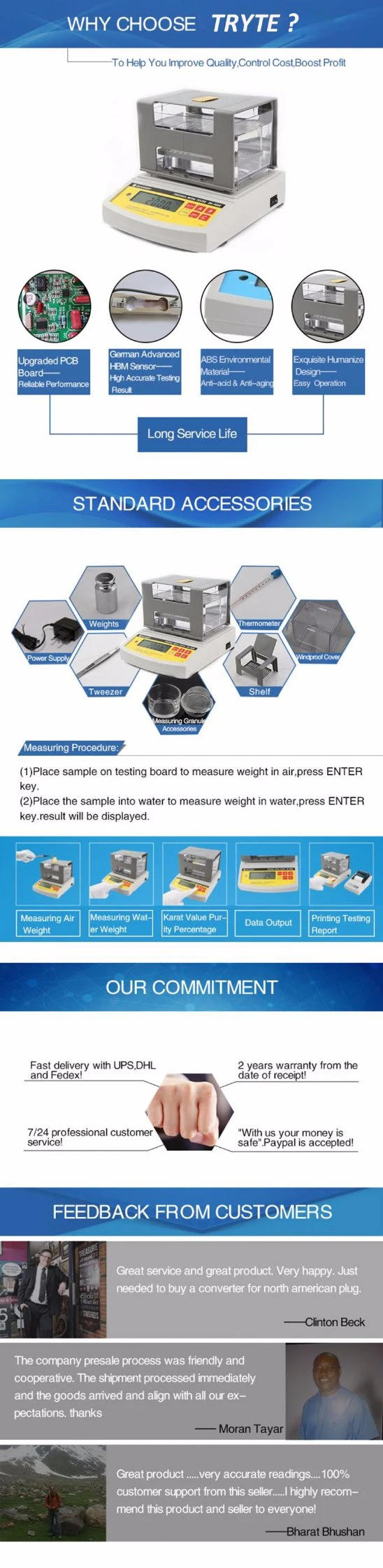 High Precision Porosity Metal Density Tester/Digital Density Meter