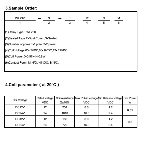 Miniature Automotive Relay PCB& Plug-in Mounting Methods 20A 30A 14VDC Auto Parts (WL23K)