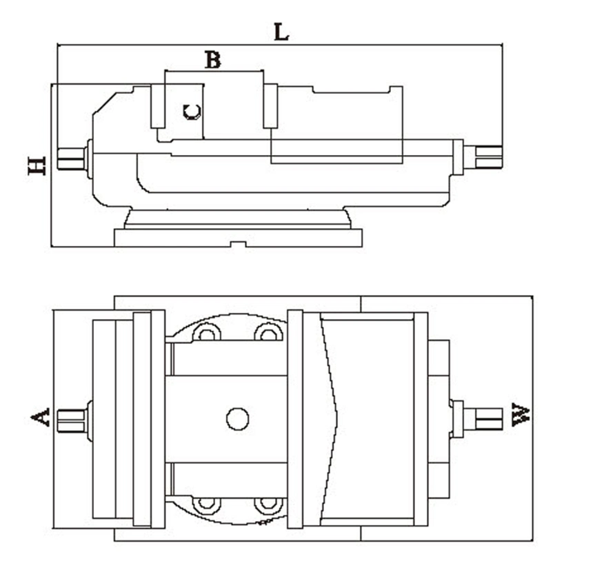 Q13 (QB) Milling and Boring Machine Precision Machine Vise Clamp Vise