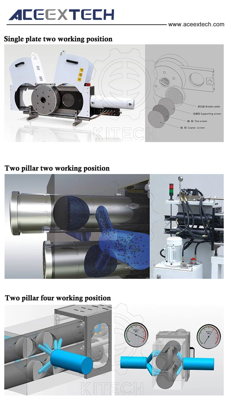 Film Recycled and Granulation Line Machine with Vented Single Screw Extruder