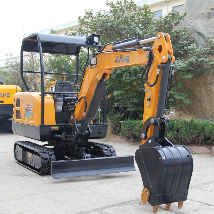 Excavator Jh22 Jiahe 2.2 Ton Mini Digger Earthmoving Machinery Price