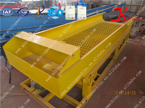 Customized Gold Vibrating Chute in Ghana, Gold Separator Shaking Chute