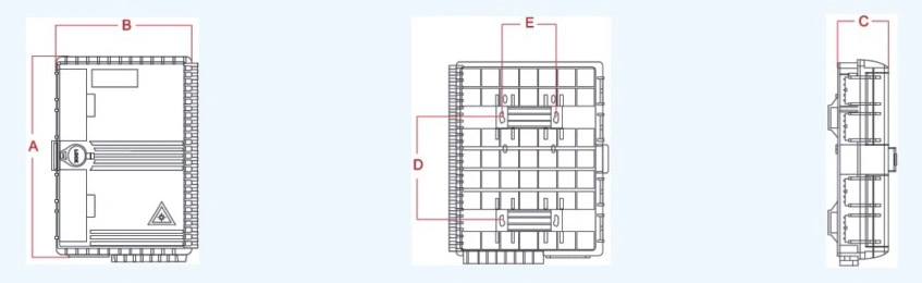 Optical Cable Distribution Box FTTH Distribution Box Terminal Distribution Box