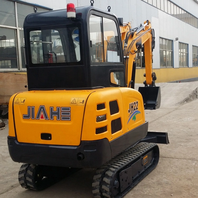 Excavator Jh22 Jiahe 2.2 Ton Mini Digger Earthmoving Machinery Price