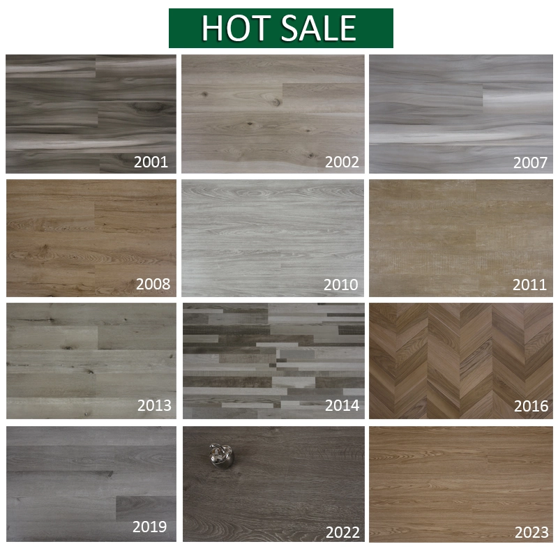 Easy Installation Anti-Scratch Durable Wooden Grain Vinyl Floor Tile