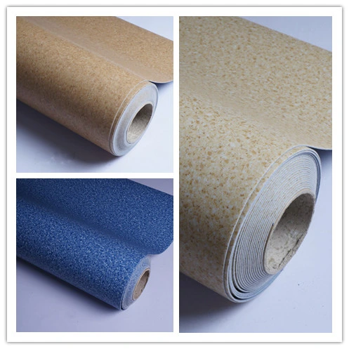 Heterogeneous Anti-Slip Commercial Vinyl Flooring Roll 0.35mm PVC Vinyl Flooring Sheet for Education Center/Mall PVC Sheet/Roll