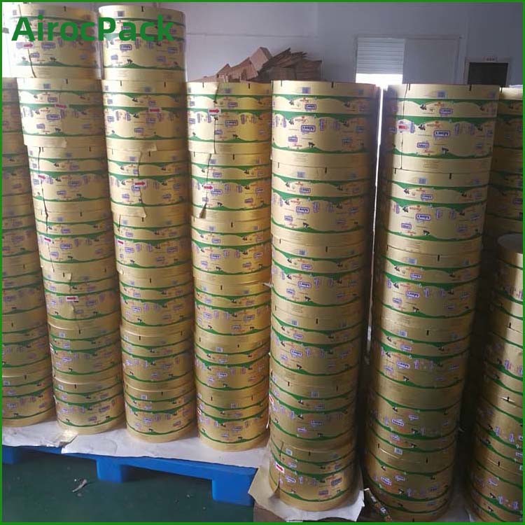 Hot Sell Custom Printing Alu Foil/PE/Paper/PE Butter Wrapping Foil