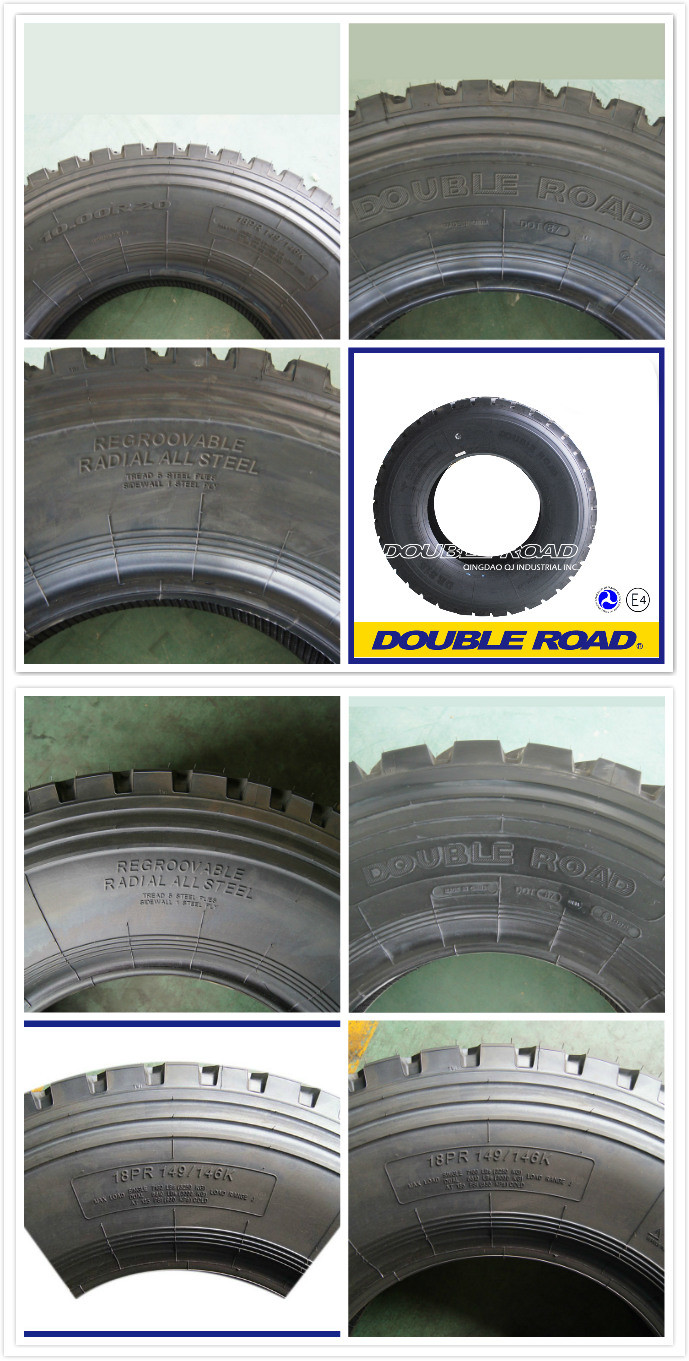 China Suplier 11r22.5 12r22.5, All Steel Radial Truck Tires