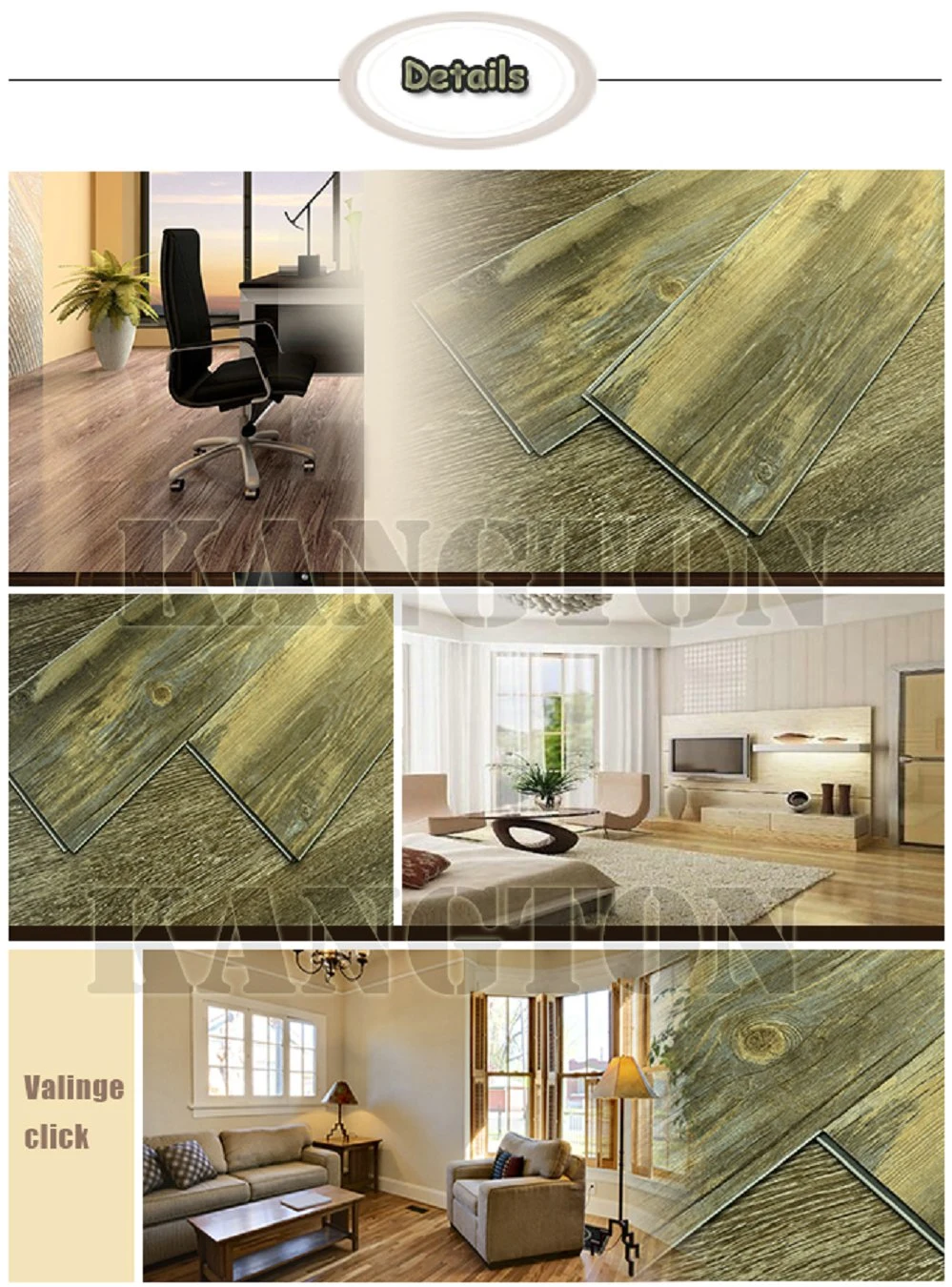 Bear Price PVC Waterproof Laminate Flooring (PVC waterproof laminate flooring)