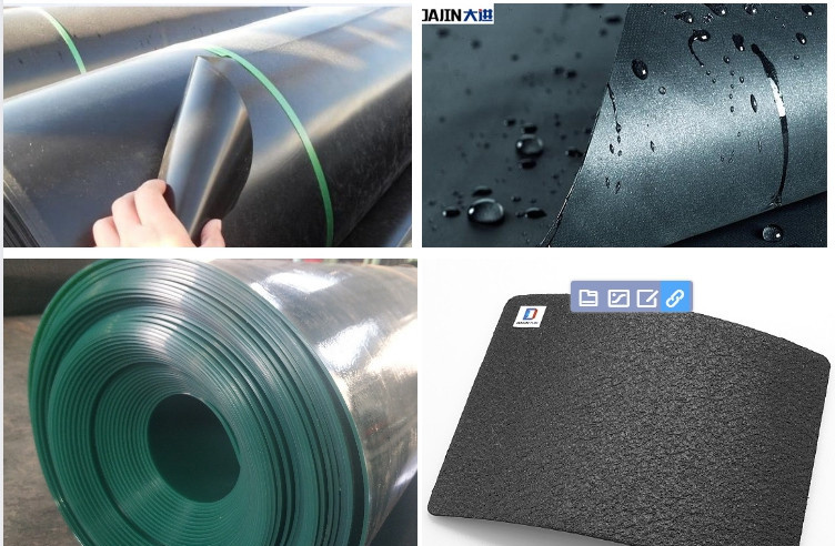 1.0mm HDPE LLDPE Geomembrane for Water Reservoirs Pond Liner