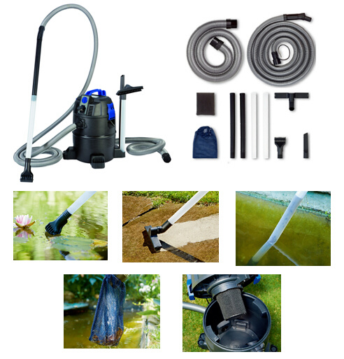 35L 1400W Plastic Tank Water Dust Pond Cleaner